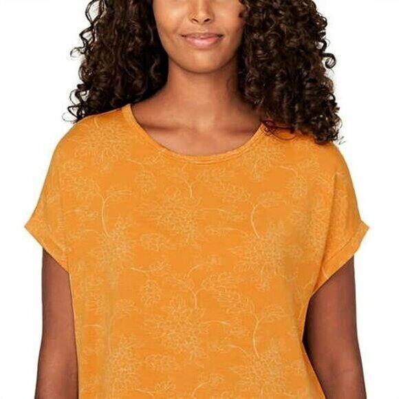 NWT Buffalo Devid Bitton Ultra Soft Relaxed Fit Floral Print T-Shirt Top - Picture 4 of 8